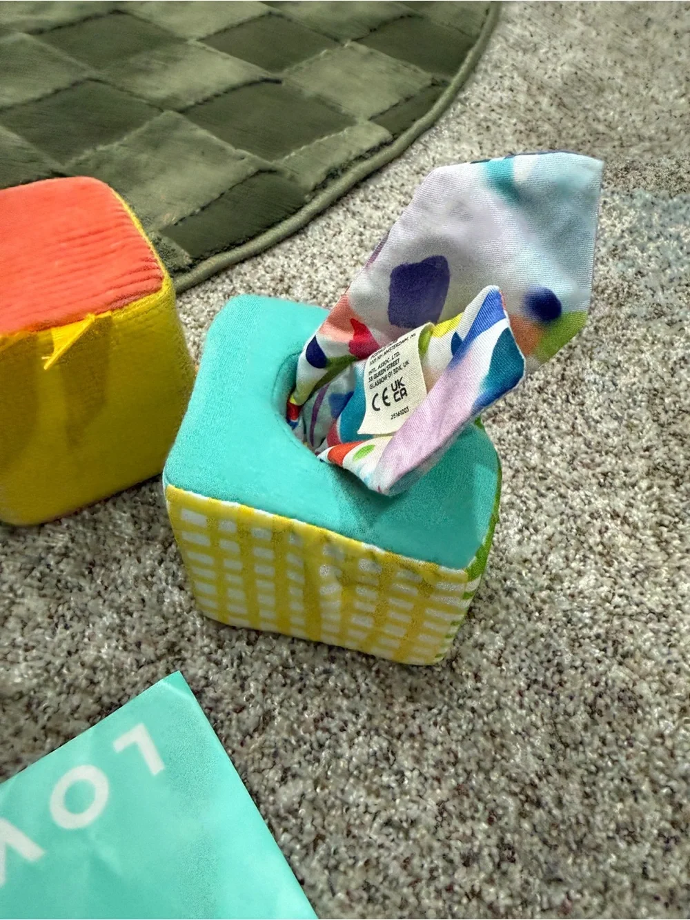 Lovevery Baby Cause & Effect Play Set – Multicolor Soft Learning Blocks ( mixed)